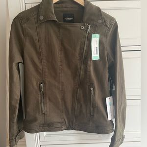 Never worn spandex moto jacket